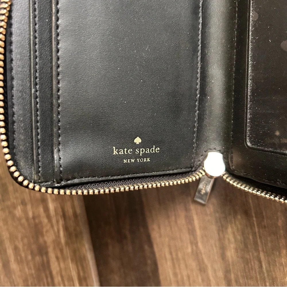 Kate Spade Staci Continental Leather Wallet in Warm Beige Multi